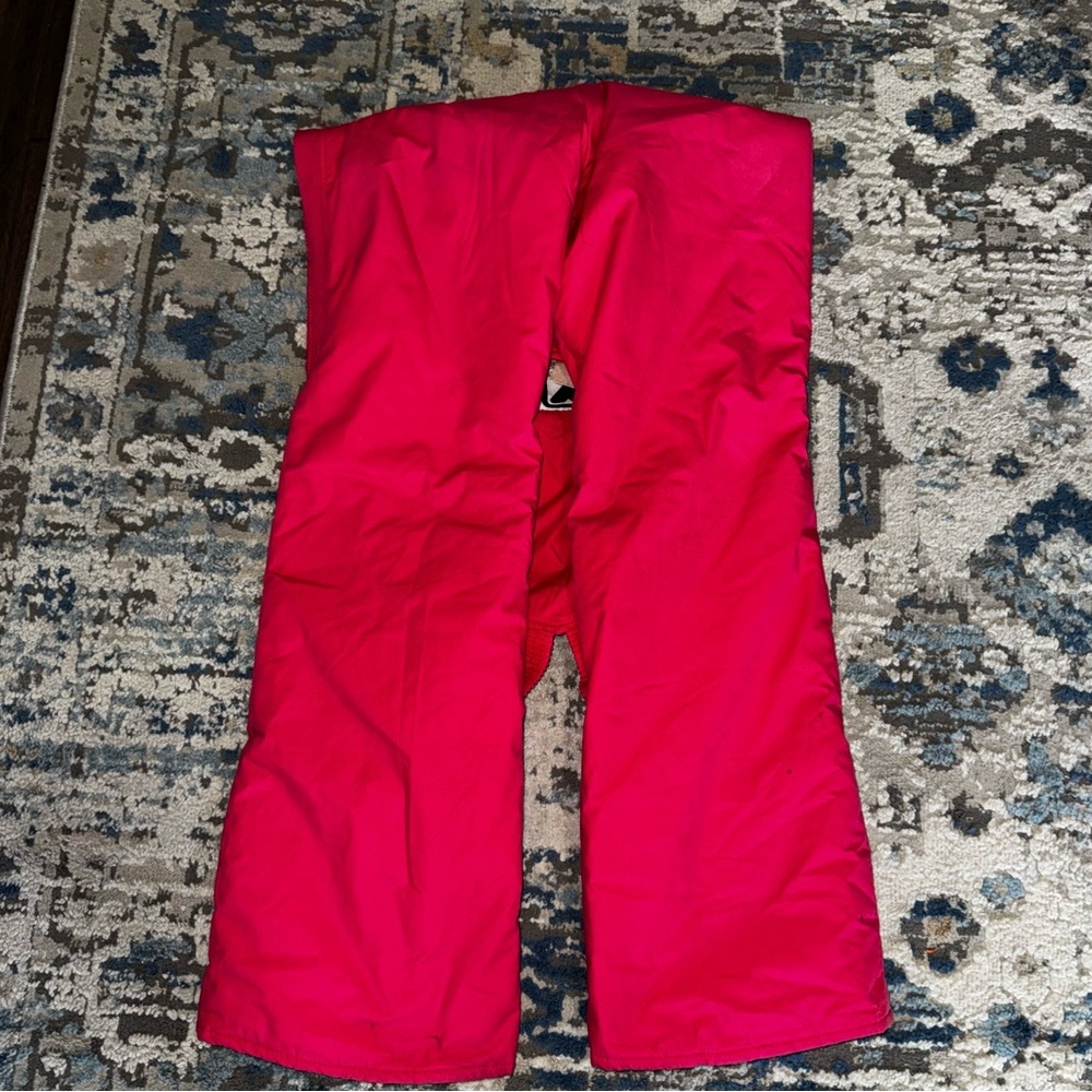 Hot Pink vintage Obermeyer Ski Overalls Pants - Picture 7 of 7